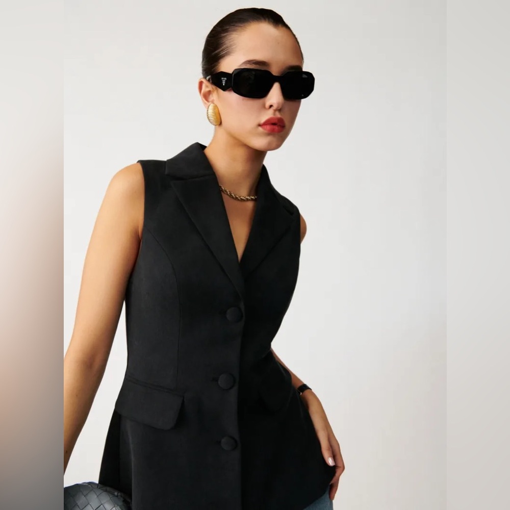 Reformation Black Vest